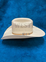 Stetson SSARPH-304281 ARAPAHO 10X Straw Hat Natural side view. If you need any assistance with this item or the purchase of this item please call us at five six one seven four eight eight eight zero one Monday through Saturday 10:00a.m EST to 8:00 p.m EST