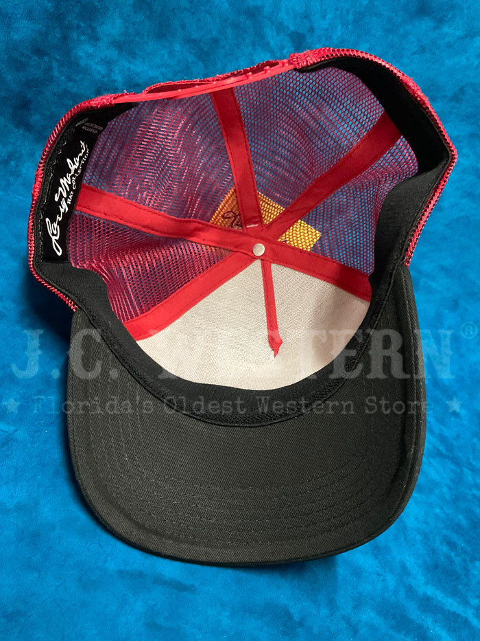 Larry Mahan MCBCLDBK El Diablito Mesh Back Cap Black side / front view. If you need any assistance with this item or the purchase of this item please call us at five six one seven four eight eight eight zero one Monday through Saturday 10:00a.m EST to 8:00 p.m EST