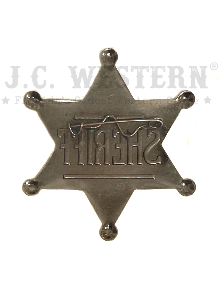 Western Fashion 291 Sheriff Replica Badge Antique Silver And Brass front view on display card. If you need any assistance with this item or the purchase of this item please call us at five six one seven four eight eight eight zero one Monday through Saturday 10:00a.m EST to 8:00 p.m EST
