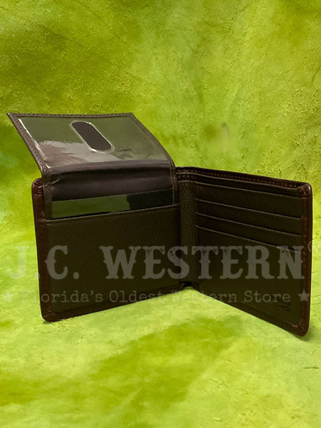 Brighton 89527 Forbes Passcase Wallet Brown inside open view. If you need any assistance with this item or the purchase of this item please call us at five six one seven four eight eight eight zero one Monday through Saturday 10:00a.m EST to 8:00 p.m EST 