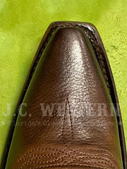 Circle G L6085 Inlay And Embroidery Tall Top Boot Bronze toe view. If you need any assistance with this item or the purchase of this item please call us at five six one seven four eight eight eight zero one Monday through Saturday 10:00a.m EST to 8:00 p.m EST