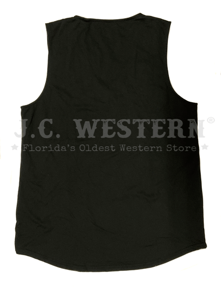 Panhandle LW20T02899 Ladies Strappy Rhinestone Tank Black back view. If you need any assistance with this item or the purchase of this item please call us at five six one seven four eight eight eight zero one Monday through Saturday 10:00a.m EST to 8:00 p.m EST