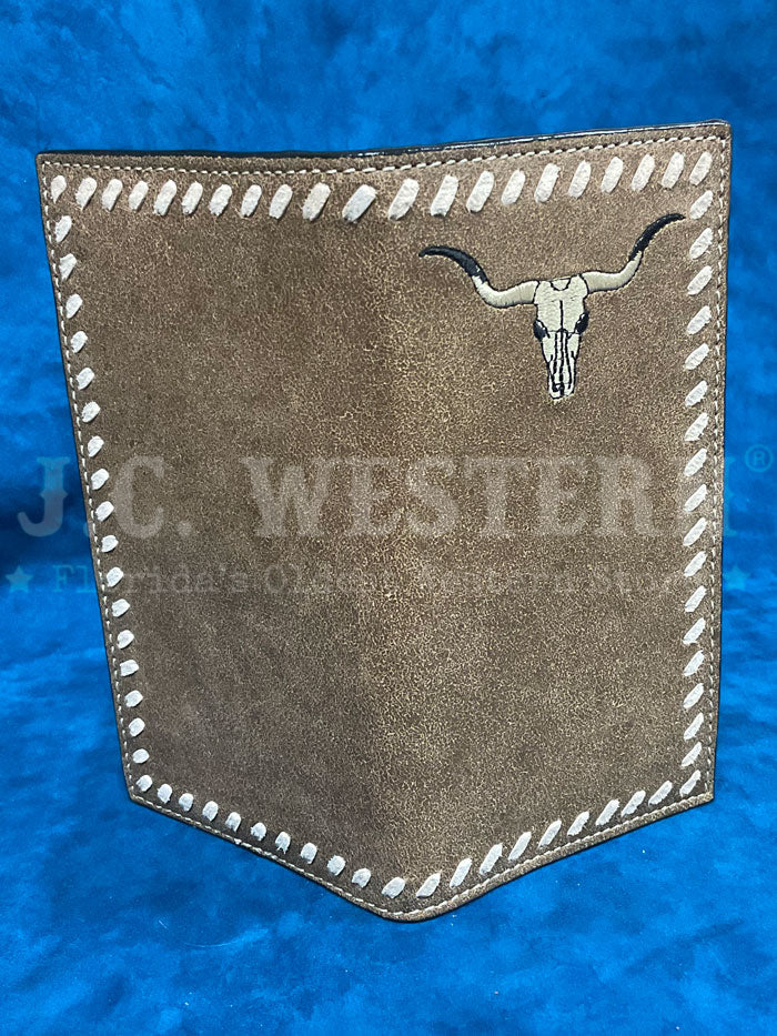 Twisted X XRC-15 Mens Bifold Leather Wallet Tan front view. If you need any assistance with this item or the purchase of this item please call us at five six one seven four eight eight eight zero one Monday through Saturday 10:00a.m EST to 8:00 p.m EST