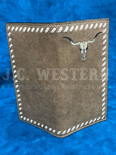 Twisted X XRC-15 Mens Bifold Leather Wallet Tan open outside view. If you need any assistance with this item or the purchase of this item please call us at five six one seven four eight eight eight zero one Monday through Saturday 10:00a.m EST to 8:00 p.m EST