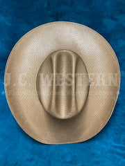 Stetson SSKNTN-30425375 KENTON 10X Straw Hat Grey view from above. If you need any assistance with this item or the purchase of this item please call us at five six one seven four eight eight eight zero one Monday through Saturday 10:00a.m EST to 8:00 p.m EST