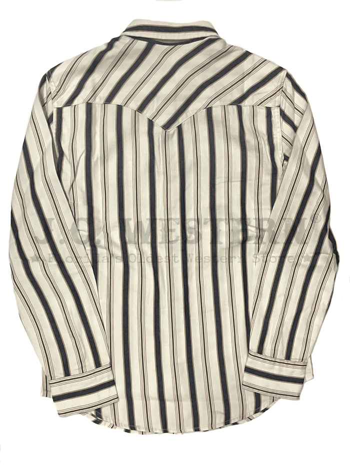 Levis 857450151 Mens Classic Western Standard Fit Shirt Arlo Stripe Cloud Dancer front view. If you need any assistance with this item or the purchase of this item please call us at five six one seven four eight eight eight zero one Monday through Saturday 10:00a.m EST to 8:00 p.m EST
