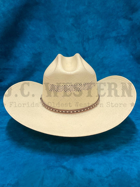 Stetson SSCRLY-304281 CROWLEY 10X Straw Hat Natural back side view. If you need any assistance with this item or the purchase of this item please call us at five six one seven four eight eight eight zero one Monday through Saturday 10:00a.m EST to 8:00 p.m EST
