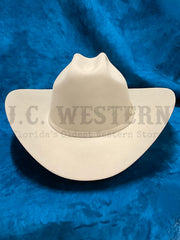 Stetson SFPRES-4840J7 El Presidente 100X Premier Cowboy Hat Silver Beaver front view. If you need any assistance with this item or the purchase of this item please call us at five six one seven four eight eight eight zero one Monday through Saturday 10:00a.m EST to 8:00 p.m EST