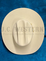 Stetson SFPRES-4840J7 El Presidente 100X Premier Cowboy Hat Silver Beaver view from above. If you need any assistance with this item or the purchase of this item please call us at five six one seven four eight eight eight zero one Monday through Saturday 10:00a.m EST to 8:00 p.m EST
