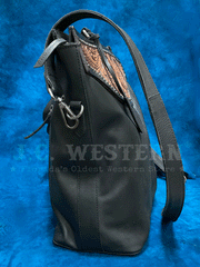 Nocona N770010601 Womens Stacey Style Conceal Carry Tote Black side view. If you need any assistance with this item or the purchase of this item please call us at five six one seven four eight eight eight zero one Monday through Saturday 10:00a.m EST to 8:00 p.m EST