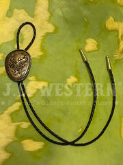 Fashionwest AC54W Western Bolo Tie Gold alternate front view. If you need any assistance with this item or the purchase of this item please call us at five six one seven four eight eight eight zero one Monday through Saturday 10:00a.m EST to 8:00 p.m EST