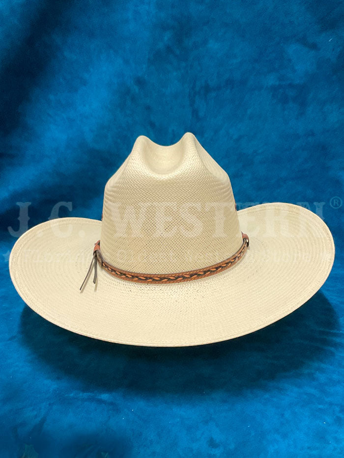Stetson SSOCAL-284081 OCALA 10X Straw Hat Natural side / front view. If you need any assistance with this item or the purchase of this item please call us at five six one seven four eight eight eight zero one Monday through Saturday 10:00a.m EST to 8:00 p.m EST