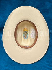 Stetson SSOCAL-284081 OCALA 10X Straw Hat Natural inside view. If you need any assistance with this item or the purchase of this item please call us at five six one seven four eight eight eight zero one Monday through Saturday 10:00a.m EST to 8:00 p.m EST