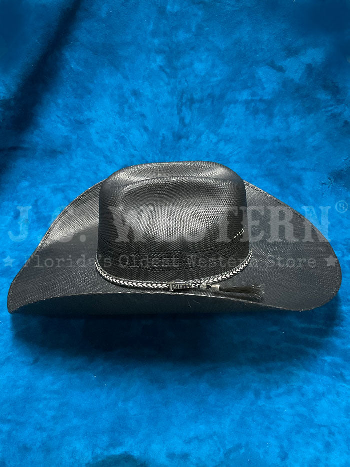 Twister T7169001 Bangora Western Hat Black side / front view. If you need any assistance with this item or the purchase of this item please call us at five six one seven four eight eight eight zero one Monday through Saturday 10:00a.m EST to 8:00 p.m EST