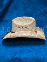 Bullhide 2544 PONY EXPRESS Kids Western Palm Leaf Hat Natural right side view. If you need any assistance with this item or the purchase of this item please call us at five six one seven four eight eight eight zero one Monday through Saturday 10:00a.m EST to 8:00 p.m EST