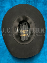 Bullhide 0646BL KINGMAN JR Kids Premium Wool Western Hat Blackinside view. If you need any assistance with this item or the purchase of this item please call us at five six one seven four eight eight eight zero one Monday through Saturday 10:00a.m EST to 8:00 p.m EST