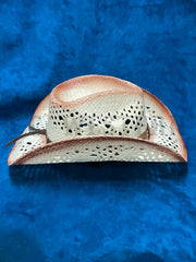 Bullhide 2534W PURE COUNTRY Western Straw Hat White right side view. If you need any assistance with this item or the purchase of this item please call us at five six one seven four eight eight eight zero one Monday through Saturday 10:00a.m EST to 8:00 p.m EST