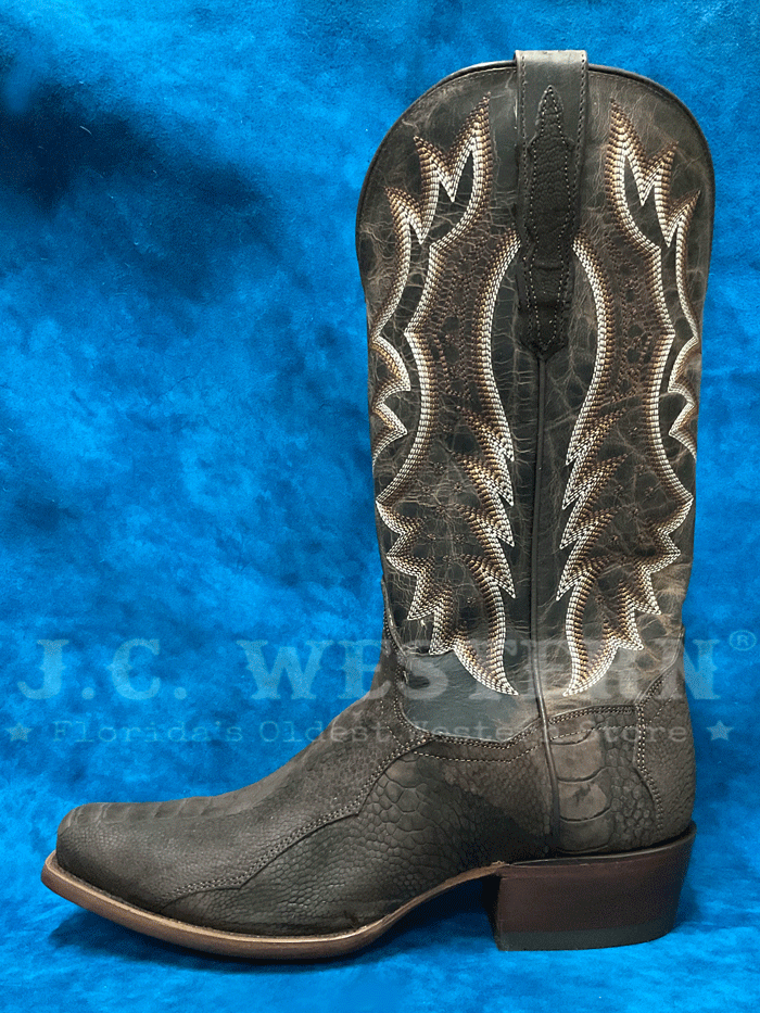 Dan Post DP3103 Mens ANDERS Ostrich Leg Leather Boot Dark Brown front and side view. If you need any assistance with this item or the purchase of this item please call us at five six one seven four eight eight eight zero one Monday through Saturday 10:00a.m EST to 8:00 p.m EST