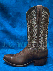 Dan Post DP3177 Mens RIP Snip Toe Western Boot Chocolate side view. If you need any assistance with this item or the purchase of this item please call us at five six one seven four eight eight eight zero one Monday through Saturday 10:00a.m EST to 8:00 p.m EST