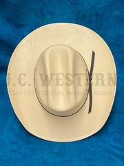 Bullhide 1025R BACK IN THE SADDLE Kids Western Hat Off White view from above. If you need any assistance with this item or the purchase of this item please call us at five six one seven four eight eight eight zero one Monday through Saturday 10:00a.m EST to 8:00 p.m EST