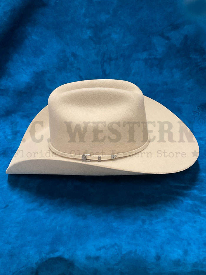 Twister T71010277 DALLAS Wool Western Hat Silverbelly side / front view. If you need any assistance with this item or the purchase of this item please call us at five six one seven four eight eight eight zero one Monday through Saturday 10:00a.m EST to 8:00 p.m EST 