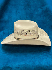 Resistol RSMACN-JA4181 Jason Aldean MACON Straw Hat Natural right side view. If you need any assistance with this item or the purchase of this item please call us at five six one seven four eight eight eight zero one Monday through Saturday 10:00a.m EST to 8:00 p.m EST