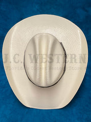 Resistol RSMACN-JA4181 Jason Aldean MACON Straw Hat Natural view from above. If you need any assistance with this item or the purchase of this item please call us at five six one seven four eight eight eight zero one Monday through Saturday 10:00a.m EST to 8:00 p.m EST