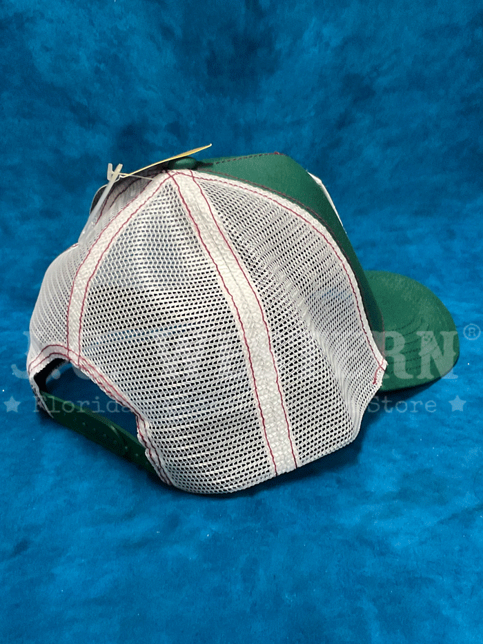 Larry Mahan MCBCLABA La Bandera Mesh Back Cap Green front view. If you need any assistance with this item or the purchase of this item please call us at five six one seven four eight eight eight zero one Monday through Saturday 10:00a.m EST to 8:00 p.m EST