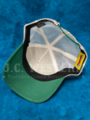 Larry Mahan MCBCLABA La Bandera Mesh Back Cap Green inside view. If you need any assistance with this item or the purchase of this item please call us at five six one seven four eight eight eight zero one Monday through Saturday 10:00a.m EST to 8:00 p.m EST