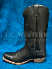 Old West 18136 Womens Square Toe Western Boot Black side view. If you need any assistance with this item or the purchase of this item please call us at five six one seven four eight eight eight zero one Monday through Saturday 10:00a.m EST to 8:00 p.m EST