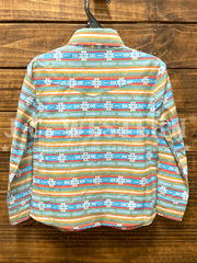 Panhandle C6S3497 Kids Girls Aztec Print Long Sleeve Snap Shirts Multi Color. If you need any assistance with this item or the purchase of this item please call us at five six one seven four eight eight eight zero one Monday through Saturday 10:00a.m EST to 8:00 p.m EST