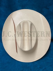 Ariat A73292 30X Shantung Straw Hat Natural view from above. If you need any assistance with this item or the purchase of this item please call us at five six one seven four eight eight eight zero one Monday through Saturday 10:00a.m EST to 8:00 p.m EST