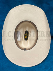 Ariat A73292 30X Shantung Straw Hat Natural inside view. If you need any assistance with this item or the purchase of this item please call us at five six one seven four eight eight eight zero one Monday through Saturday 10:00a.m EST to 8:00 p.m EST