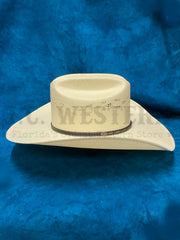 Ariat A73172 Bangora Straw Hat Ivory  right side view. If you need any assistance with this item or the purchase of this item please call us at five six one seven four eight eight eight zero one Monday through Saturday 10:00a.m EST to 8:00 p.m EST