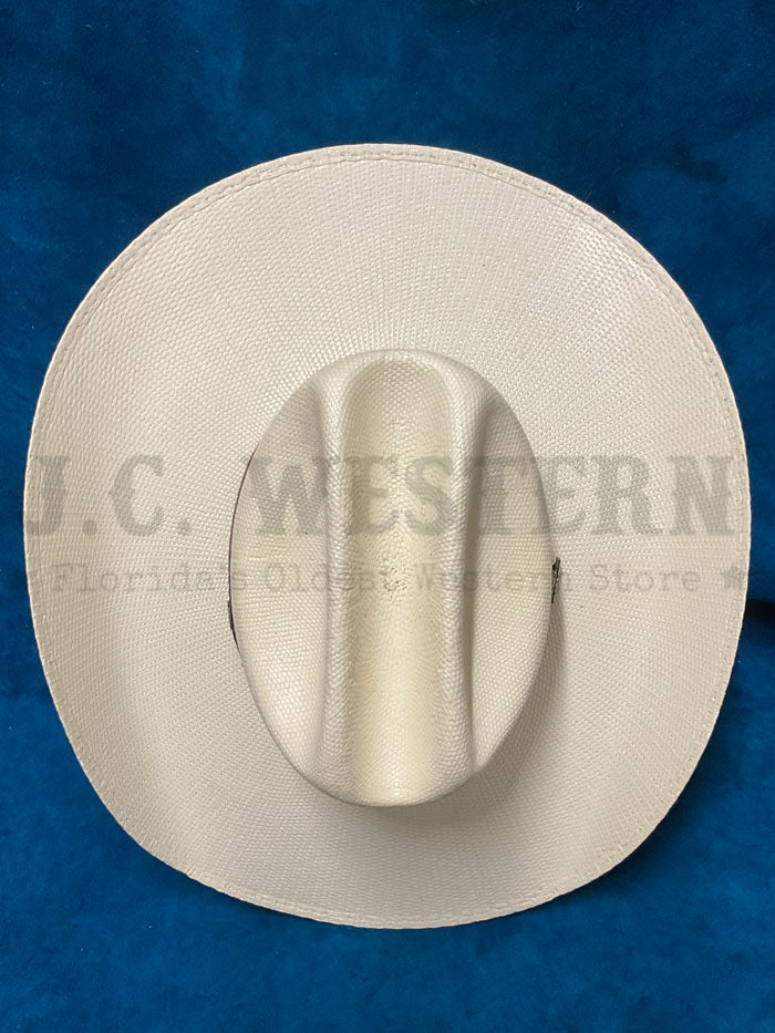 Ariat A73172 Bangora Straw Hat Ivory side / front view. If you need any assistance with this item or the purchase of this item please call us at five six one seven four eight eight eight zero one Monday through Saturday 10:00a.m EST to 8:00 p.m EST