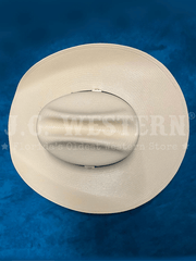 Larry Mahan MS2442ALAL 10X Alamo Straw Hat Ivory top view. If you need any assistance with this item or the purchase of this item please call us at five six one seven four eight eight eight zero one Monday through Saturday 10:00a.m EST to 8:00 p.m EST