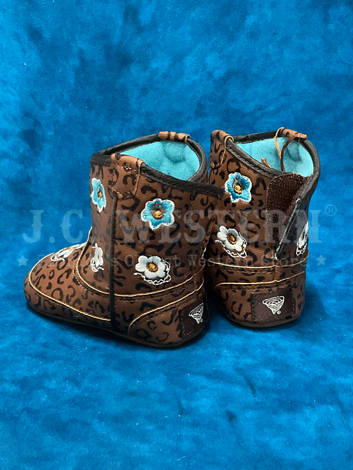 Twister 4427702 Infant Madelyn Style Bucker Boot Brown front and side view. If you need any assistance with this item or the purchase of this item please call us at five six one seven four eight eight eight zero one Monday through Saturday 10:00a.m EST to 8:00 p.m EST