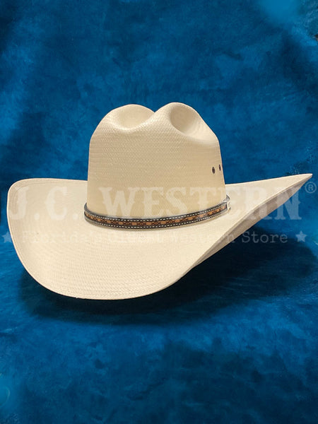 Resistol RSOCRO-304281 OCHO RIOS 10X George Strait Collection Straw Hat Natural side / front view. If you need any assistance with this item or the purchase of this item please call us at five six one seven four eight eight eight zero one Monday through Saturday 10:00a.m EST to 8:00 p.m EST