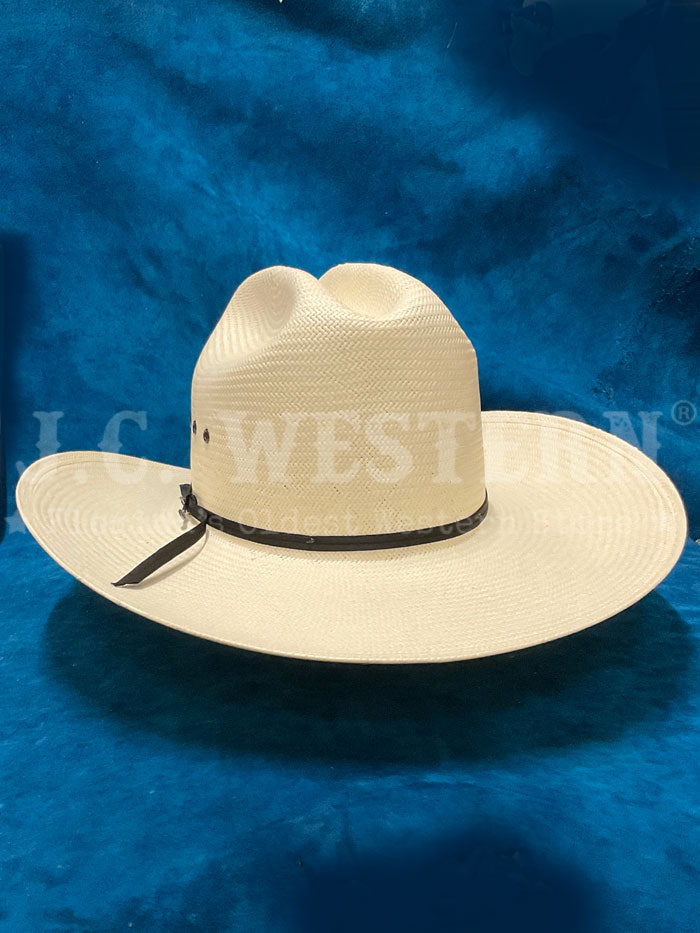 Stetson SSRNCHK014081 RANCHER Straw Hat Natural side / front view. If you need any assistance with this item or the purchase of this item please call us at five six one seven four eight eight eight zero one Monday through Saturday 10:00a.m EST to 8:00 p.m EST