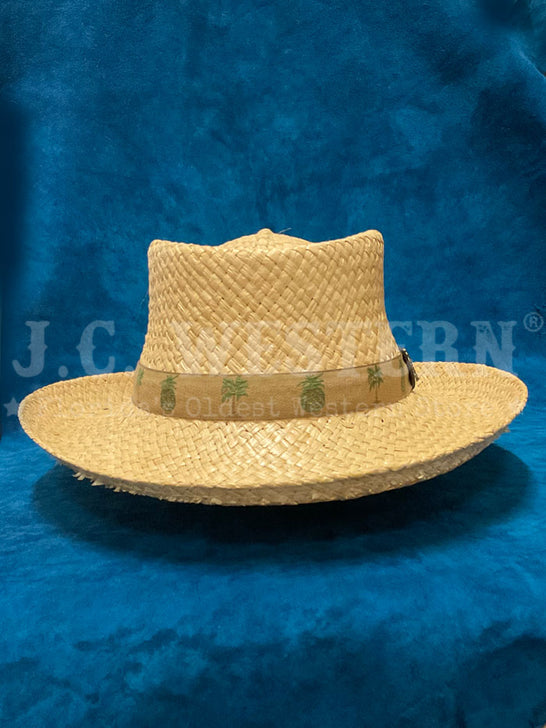 Scala MR73-NAT Straw Hat Natural front view. If you need any assistance with this item or the purchase of this item please call us at five six one seven four eight eight eight zero one Monday through Saturday 10:00a.m EST to 8:00 p.m EST