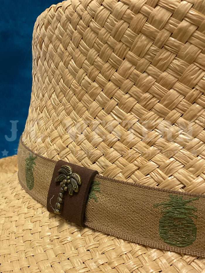 Scala MR73-NAT Straw Hat Natural side / front view. If you need any assistance with this item or the purchase of this item please call us at five six one seven four eight eight eight zero one Monday through Saturday 10:00a.m EST to 8:00 p.m EST