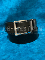 Gingerich 1008-18 Mens Gunsmoke Smooth Heavyweight Extrawide Gun Belt Black front view. If you need any assistance with this item or the purchase of this item please call us at five six one seven four eight eight eight zero one Monday through Saturday 10:00a.m EST to 8:00 p.m EST