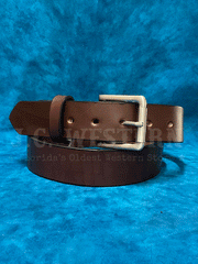 Gingerich 200-36 Mens Durango Smooth Work Belt Dark Brown front view. If you need any assistance with this item or the purchase of this item please call us at five six one seven four eight eight eight zero one Monday through Saturday 10:00a.m EST to 8:00 p.m EST