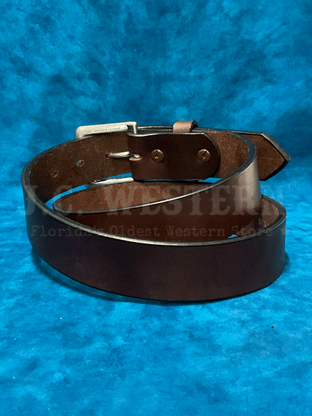 Gingerich 200-36 Mens Durango Smooth Work Belt Dark Brown back and inside view. If you need any assistance with this item or the purchase of this item please call us at five six one seven four eight eight eight zero one Monday through Saturday 10:00a.m EST to 8:00 p.m EST