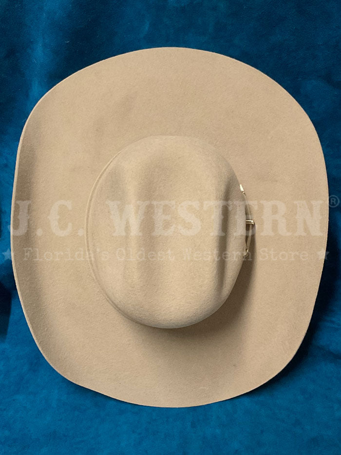 Justin JF0357RIATXL RIATA 3X Wool Western Hat Chamois Tan side / front view. If you need any assistance with this item or the purchase of this item please call us at five six one seven four eight eight eight zero one Monday through Saturday 10:00a.m EST to 8:00 p.m EST