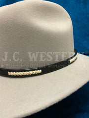 Fashionwest LC-29-BLK Leather Hatband Black front view. If you need any assistance with this item or the purchase of this item please call us at five six one seven four eight eight eight zero one Monday through Saturday 10:00a.m EST to 8:00 p.m EST