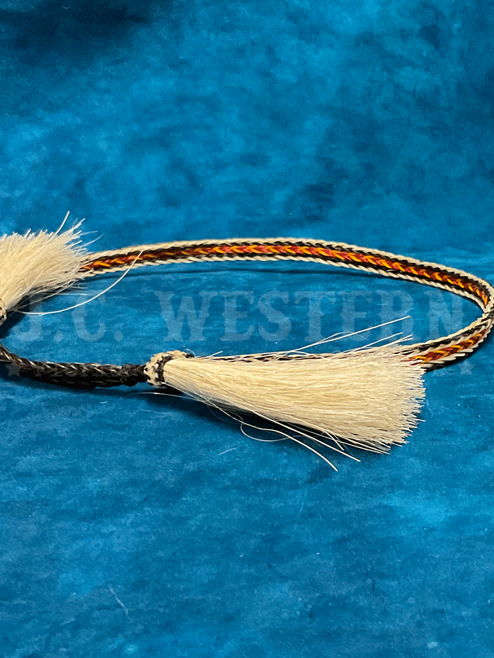 Twister 0212099 Genuine Horsehair Hatband Multicolor front view. If you need any assistance with this item or the purchase of this item please call us at five six one seven four eight eight eight zero one Monday through Saturday 10:00a.m EST to 8:00 p.m EST