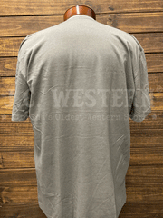 FloGrown FGM-1789 Mens Short Sleeve The Great Trophy Tee Frost Gray back view.If you need any assistance with this item or the purchase of this item please call us at five six one seven four eight eight eight zero one Monday through Saturday 10:00a.m EST to 8:00 p.m EST