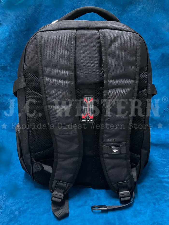 Ariat A460002801 Sport Backpack Black front view. If you need any assistance with this item or the purchase of this item please call us at five six one seven four eight eight eight zero one Monday through Saturday 10:00a.m EST to 8:00 p.m EST