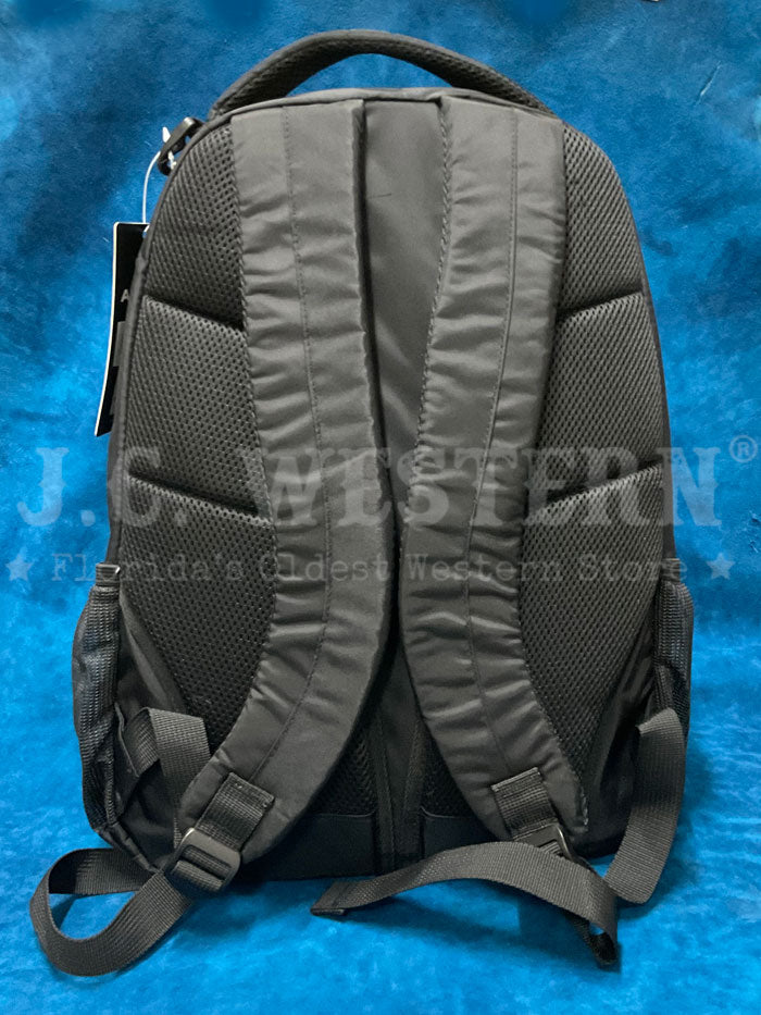 Ariat A460000606 Backpack Black And Grey front view. If you need any assistance with this item or the purchase of this item please call us at five six one seven four eight eight eight zero one Monday through Saturday 10:00a.m EST to 8:00 p.m EST